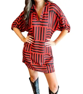 Adrienne - Charlotte Collared Drop Shoulder Dress