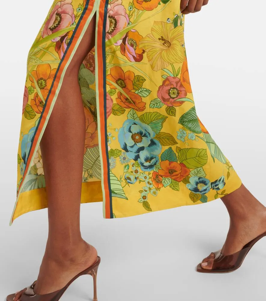 Alemais Floral midi dress