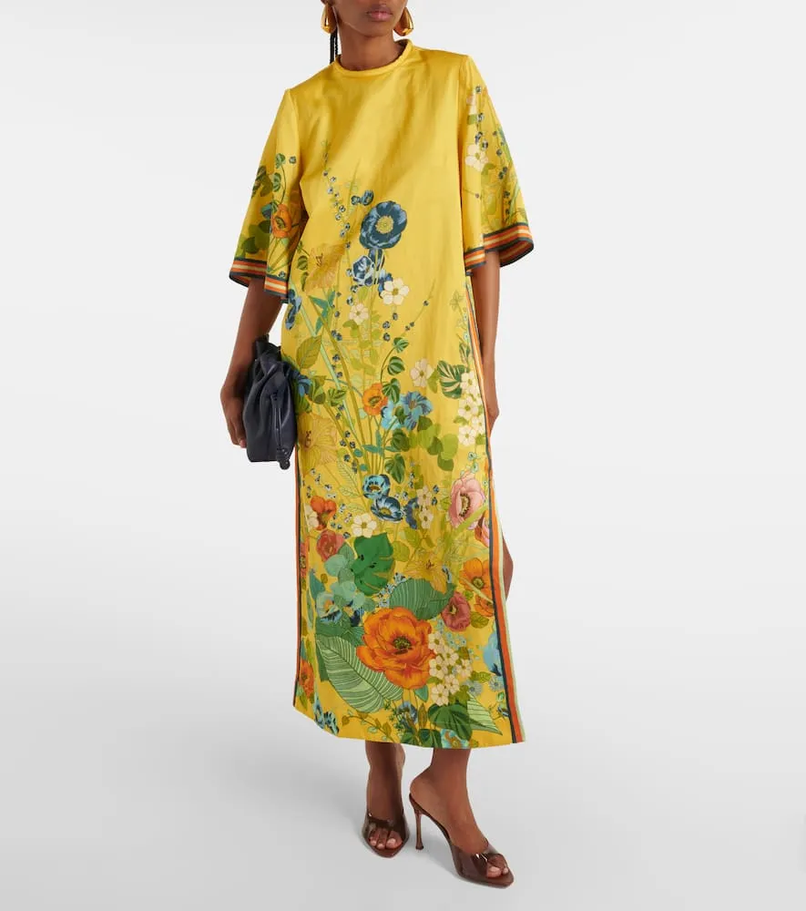 Alemais Floral midi dress