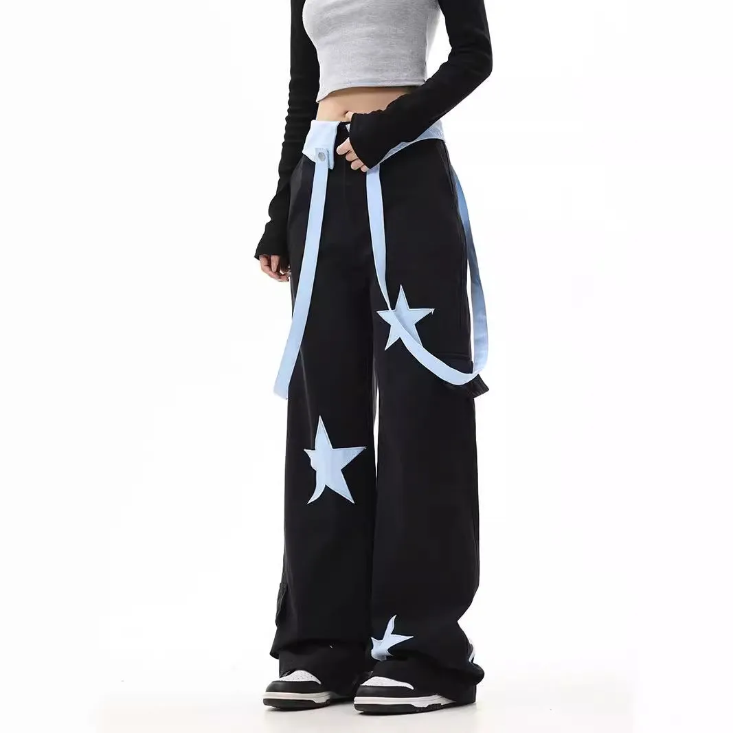 American Dopamine XINGX Embroidered Casual Pants