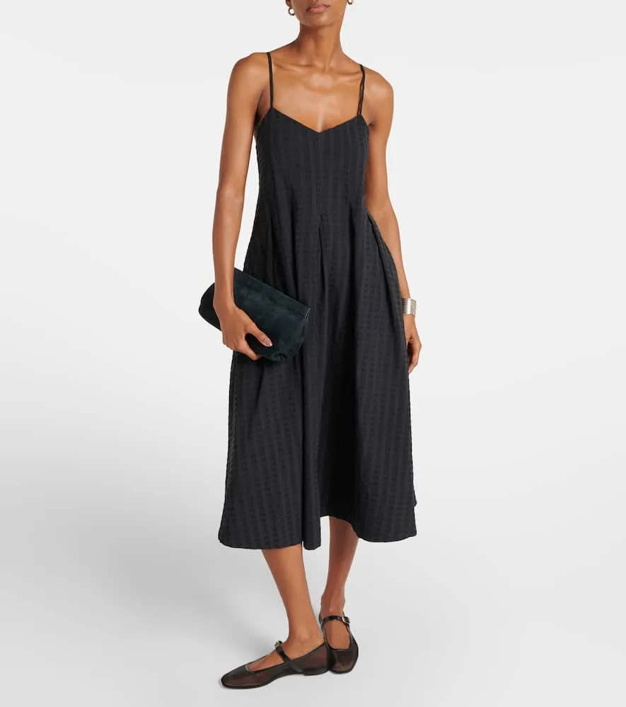 Asceno Kate cotton midi dress