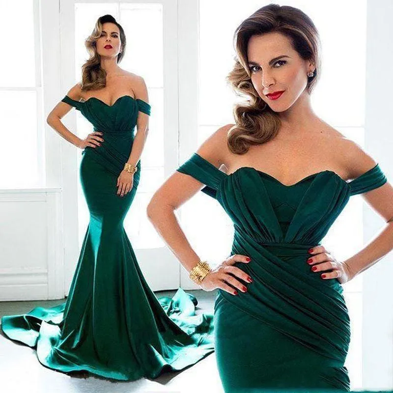Bridelily Off Shoulder Sexy Formal Evening Dress Sheath 2019 Long Prom Dresses Custom Made CE0094