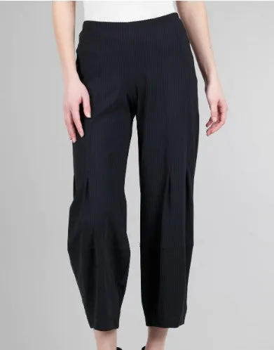 Buster Pant in Black Mini Stripe by Porto