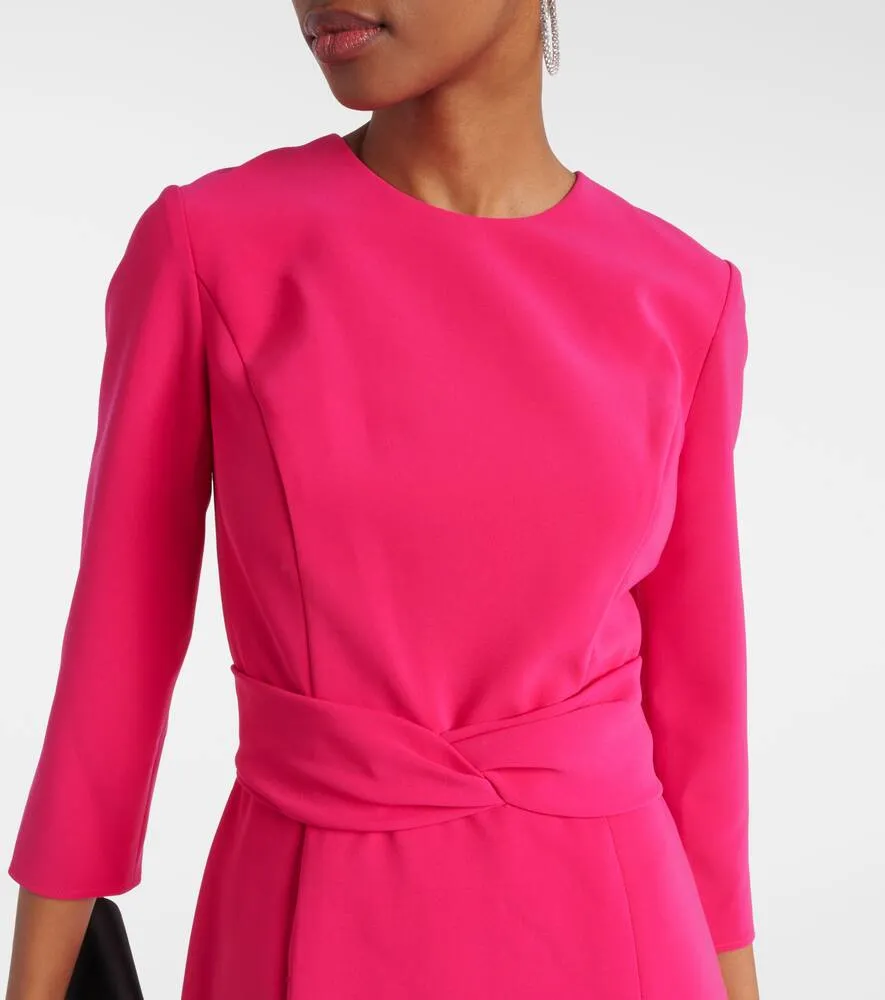 Carolina Herrera crêpe midi dress