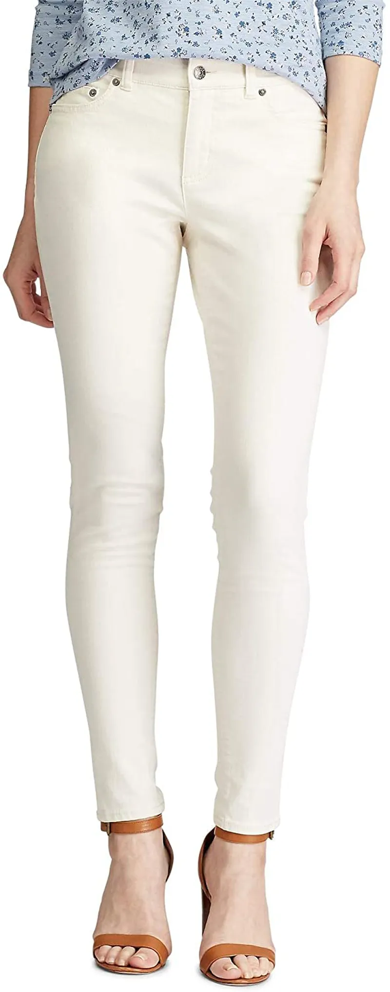 Chaps Women's Premium Stretch Comfort Skinny Fit Ankle Length Pants