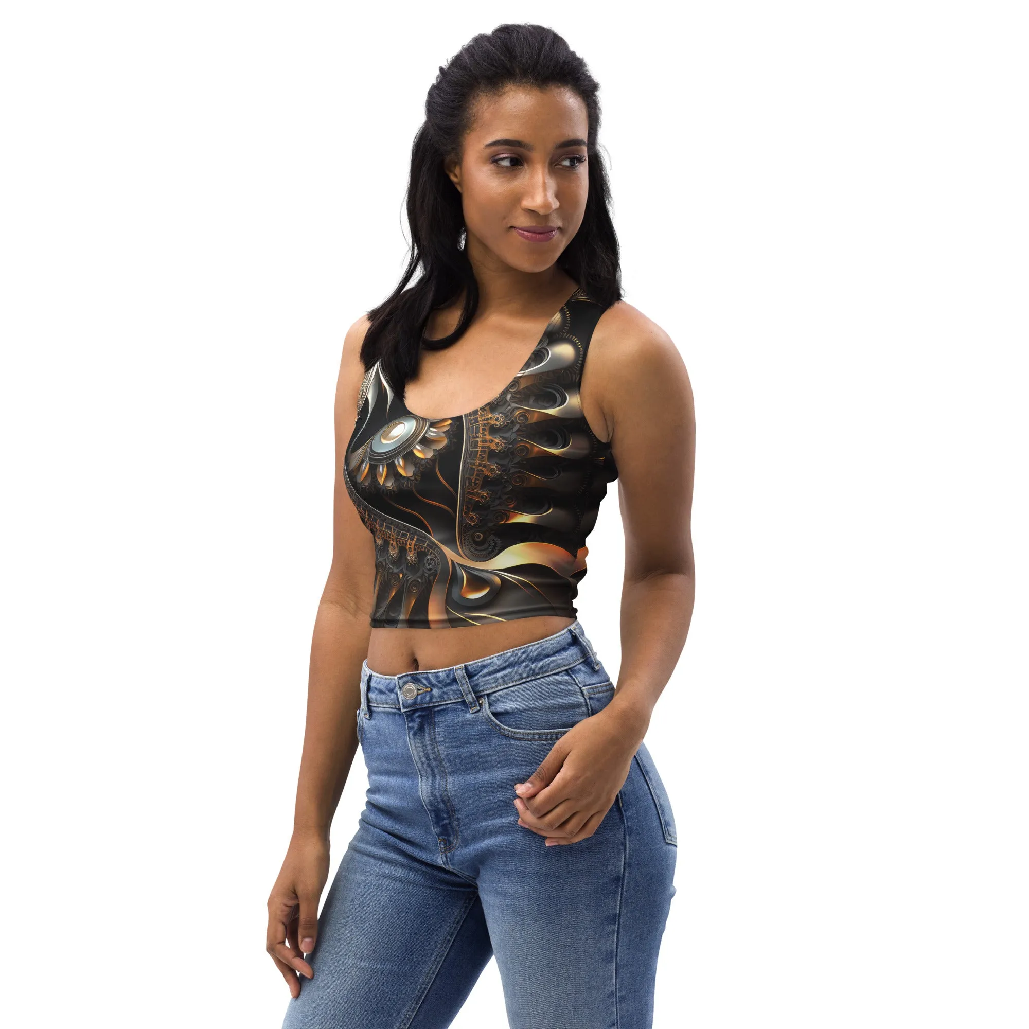 Crop Top Fierce Eyes