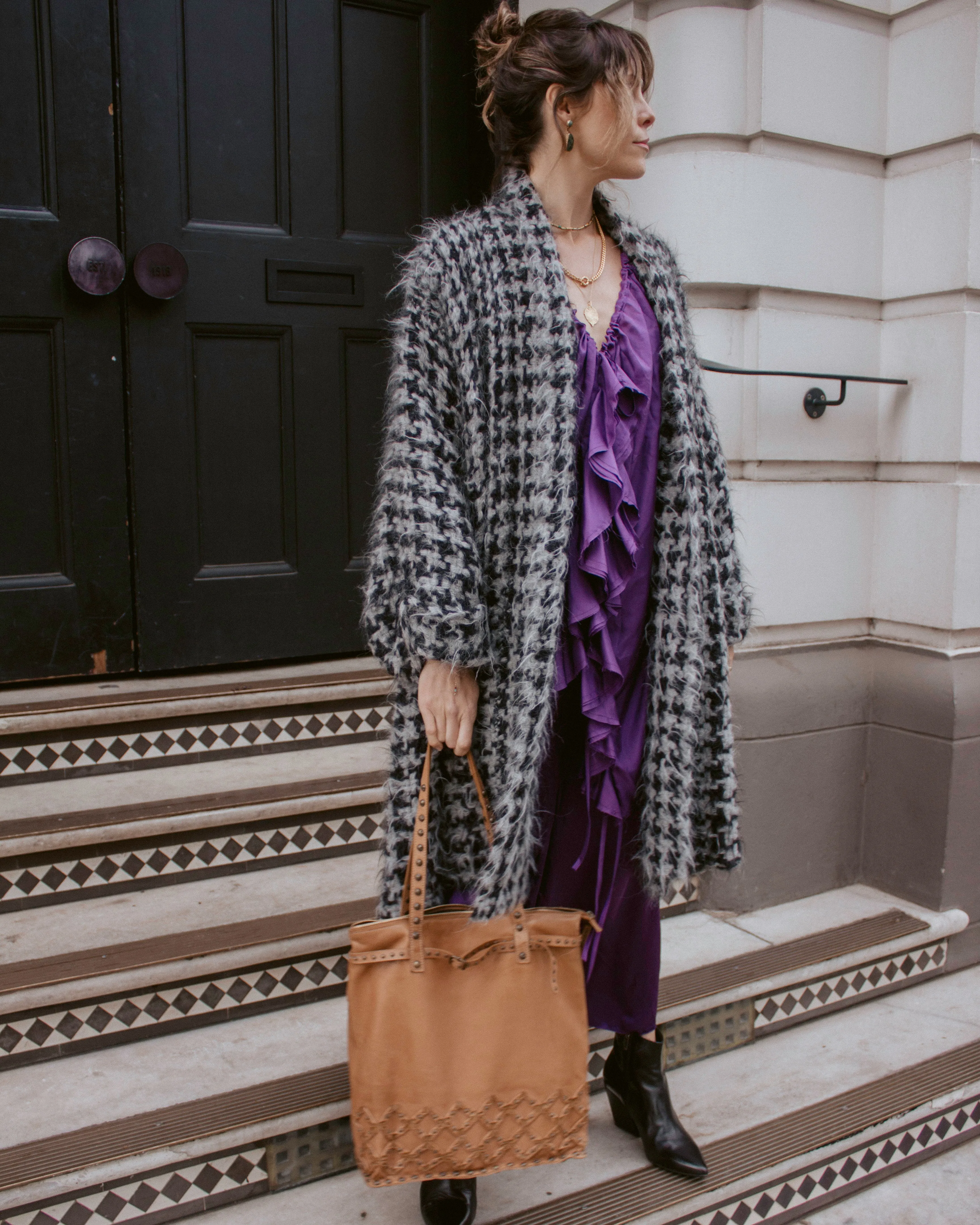 Culotte pants (Silk) - Navy