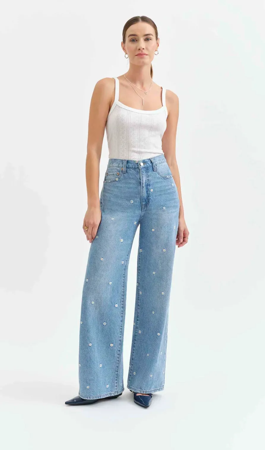 DAZE FAR OUT DAZE-Y WIDE LEG DENIM