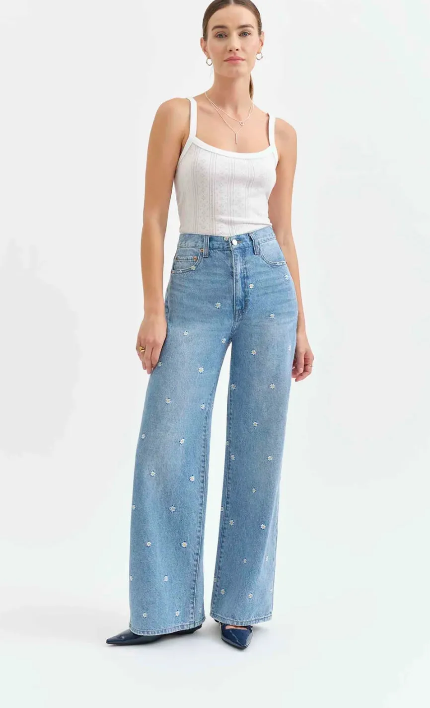 DAZE FAR OUT DAZE-Y WIDE LEG DENIM