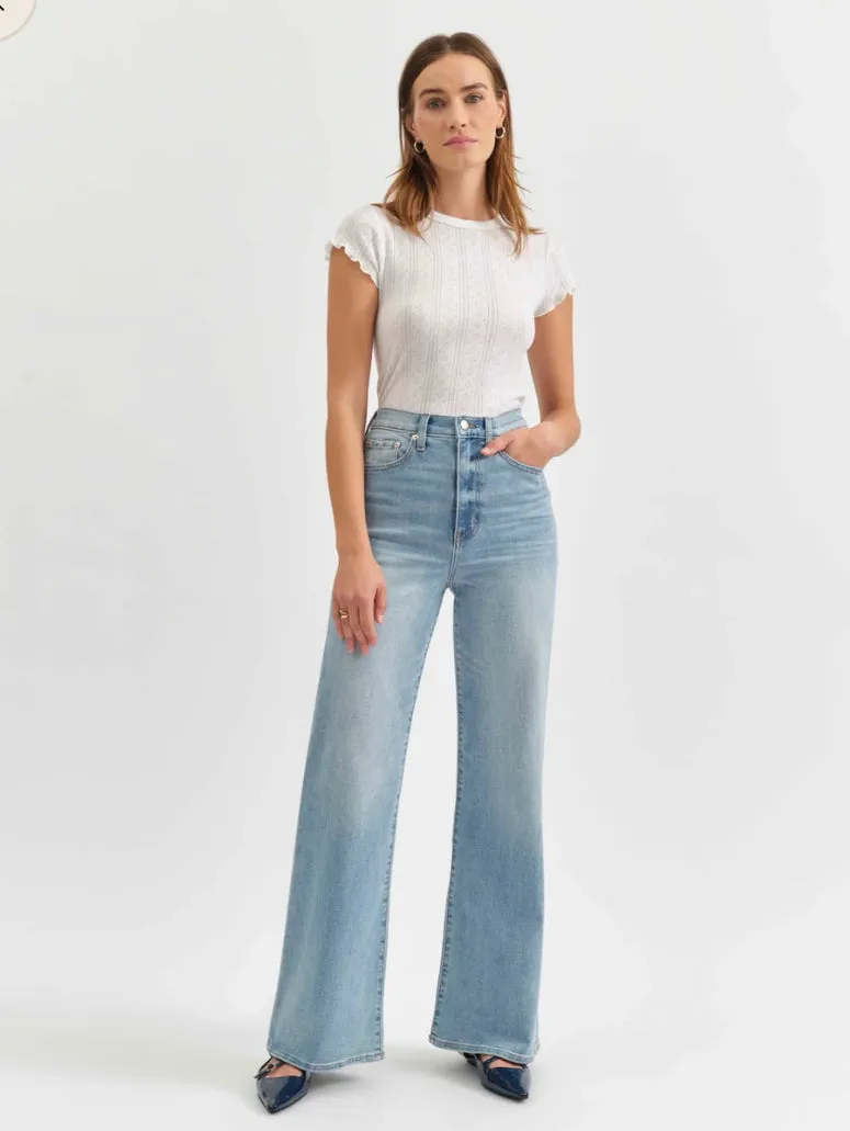 DAZE FAR OUT HIGH RISE WIDE LEG-BLOOMING VINTAGE