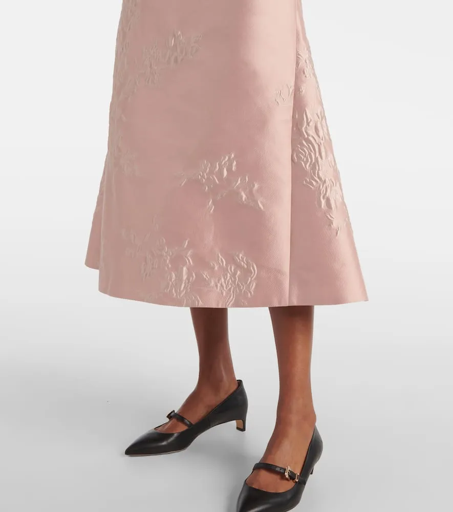 Emilia Wickstead Kissa floral jacquard cocktail dress