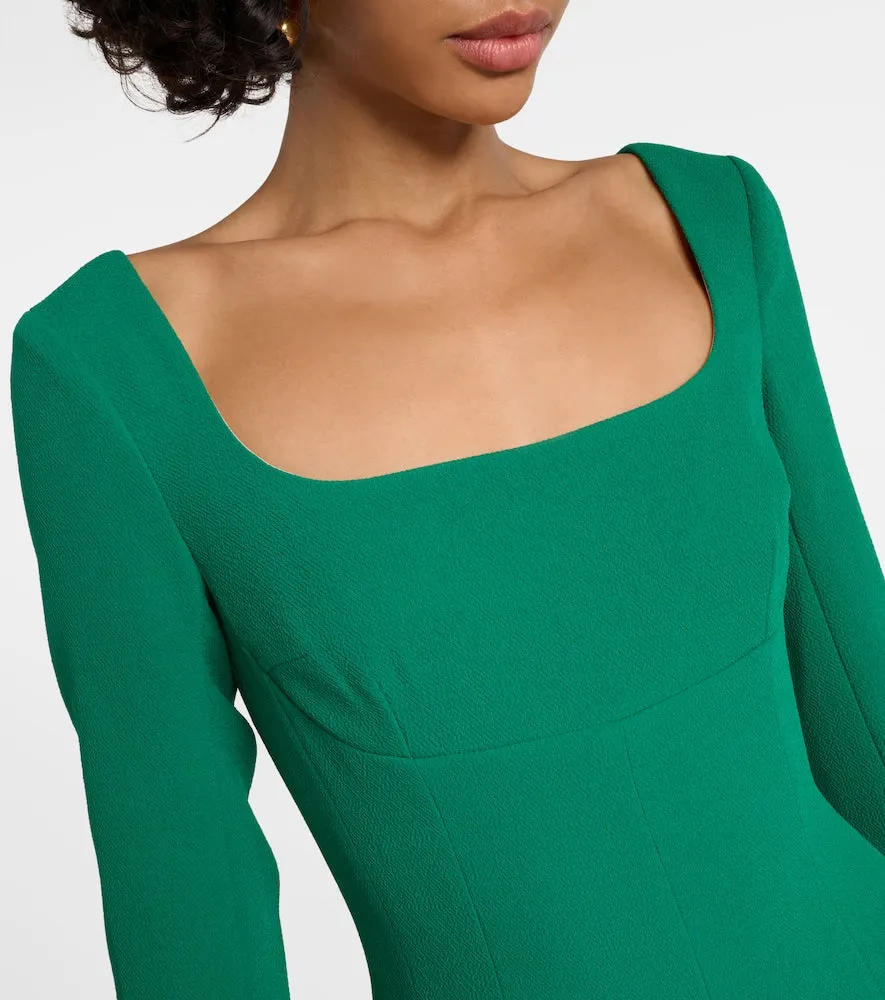 Emilia Wickstead Kylee crêpe midi dress