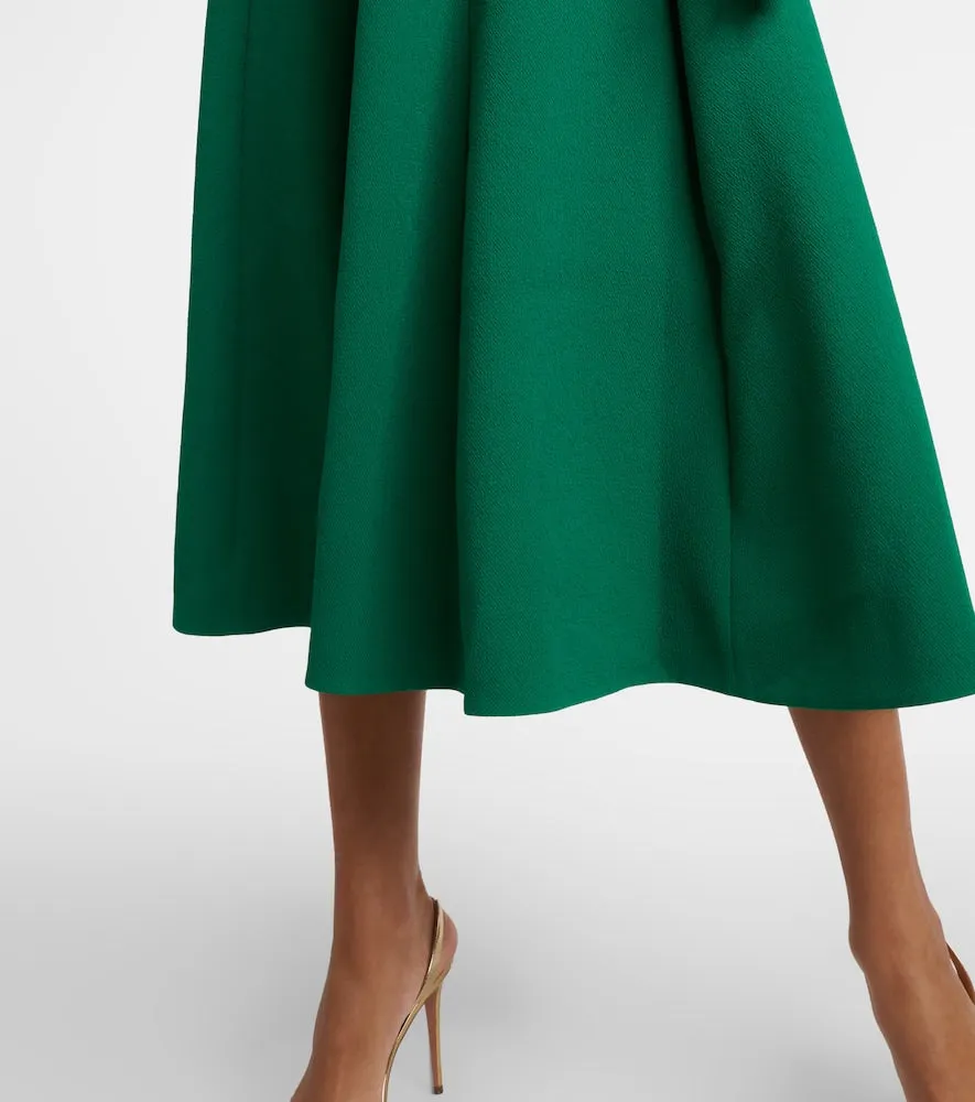 Emilia Wickstead Kylee crêpe midi dress