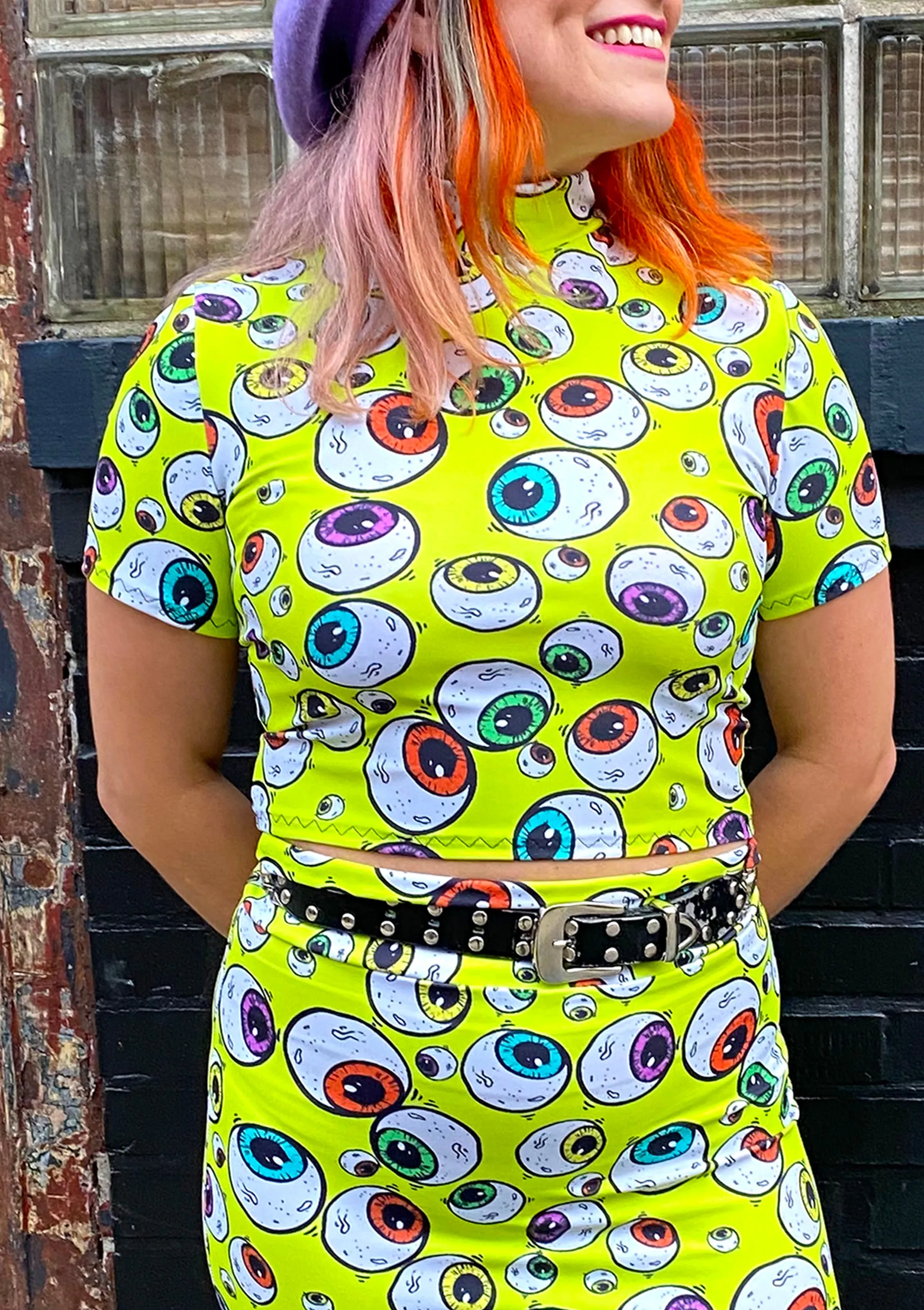 Eyeball Creep Mock Top