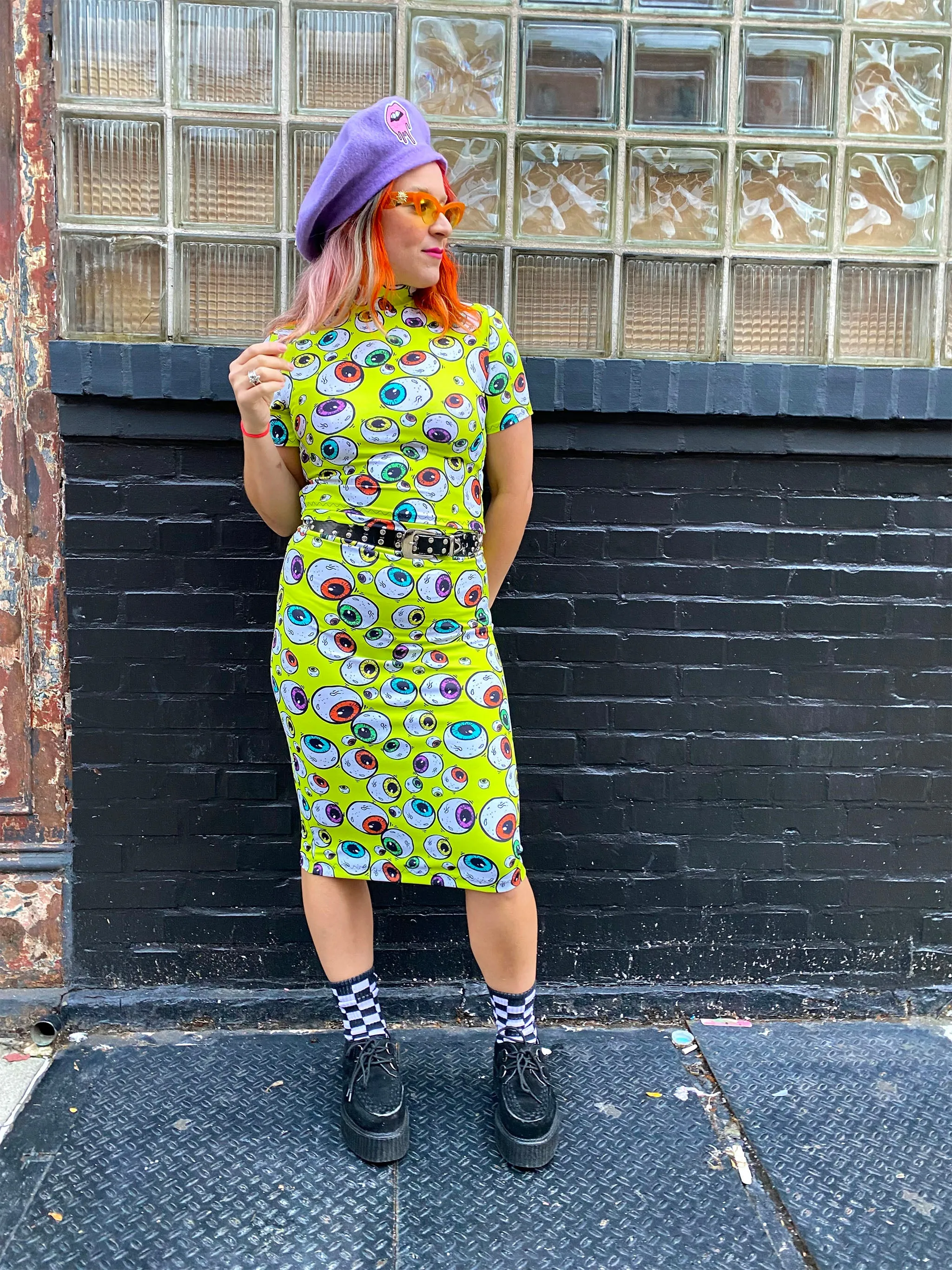 Eyeball Creep Mock Top