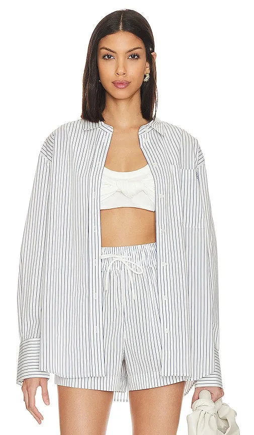 FRAME Oversized Shirt in Blue