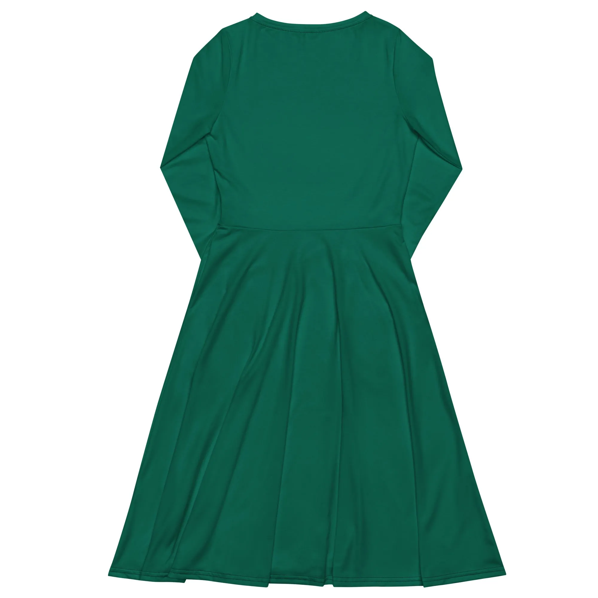 GG - Women's long sleeve midi dress - Tropical Rain Forest