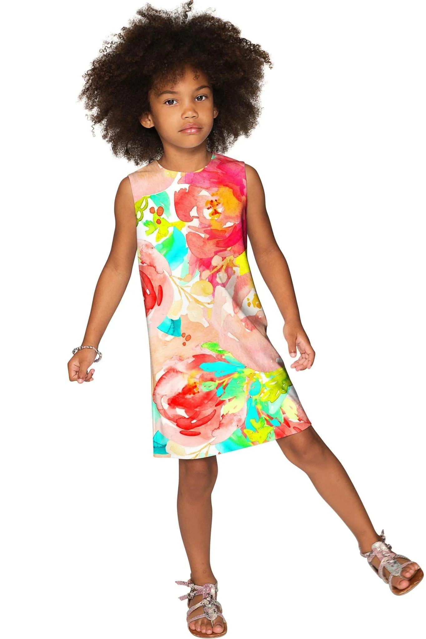 Good Idea Adele Shift Floral Mother and Daughter Dresses