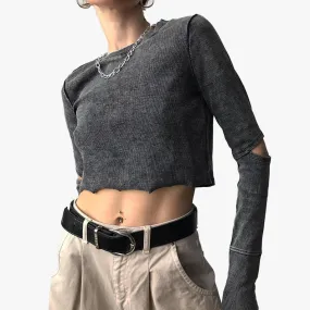 Grunge Aesthetic Crop Top