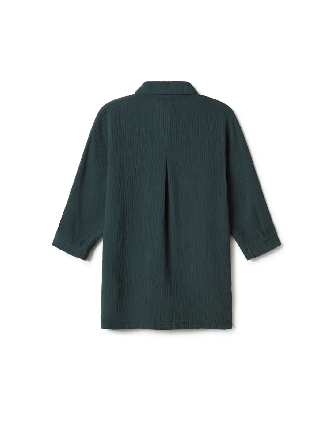 Guguan Blouse Deep Sea Turquoise