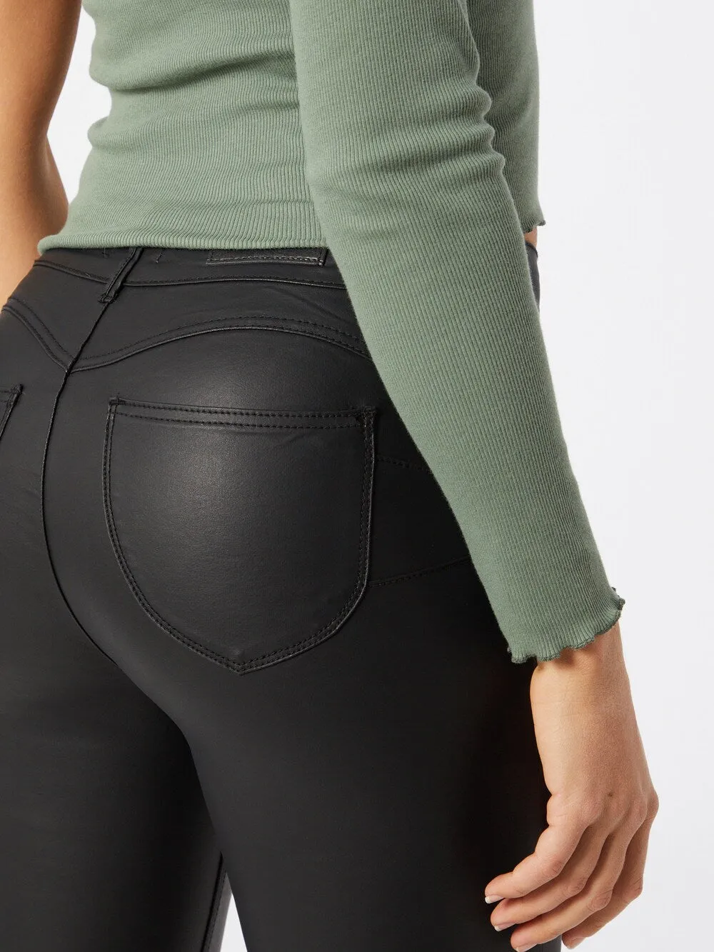 Hailys skinny trousers, black