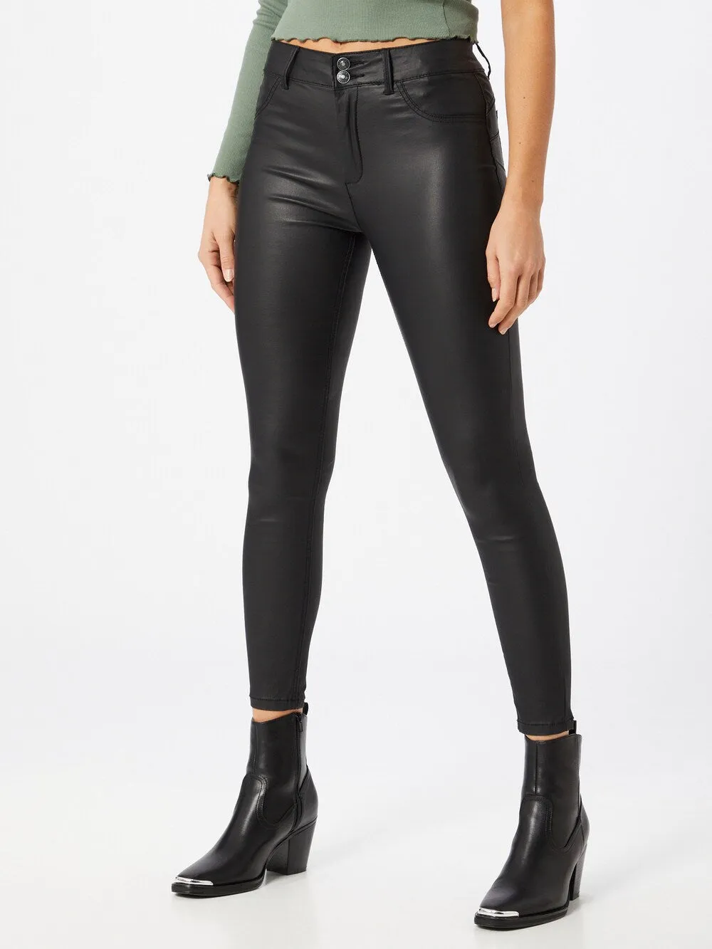 Hailys skinny trousers, black