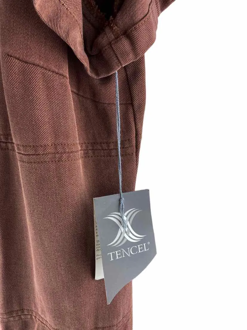J. Jill Women's Tencel Twill Shift Dresses Mocha Size 12