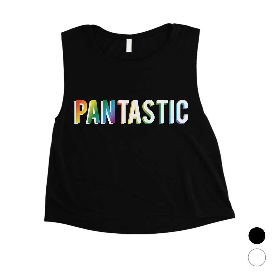 LGBT Pantastic Rainbow Womens Crop Top