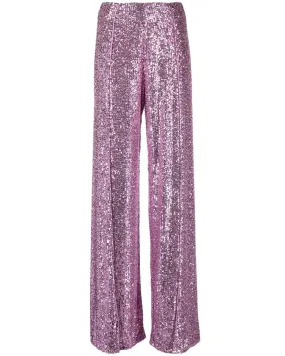 Lilac All Over Sequin Pareo Pant