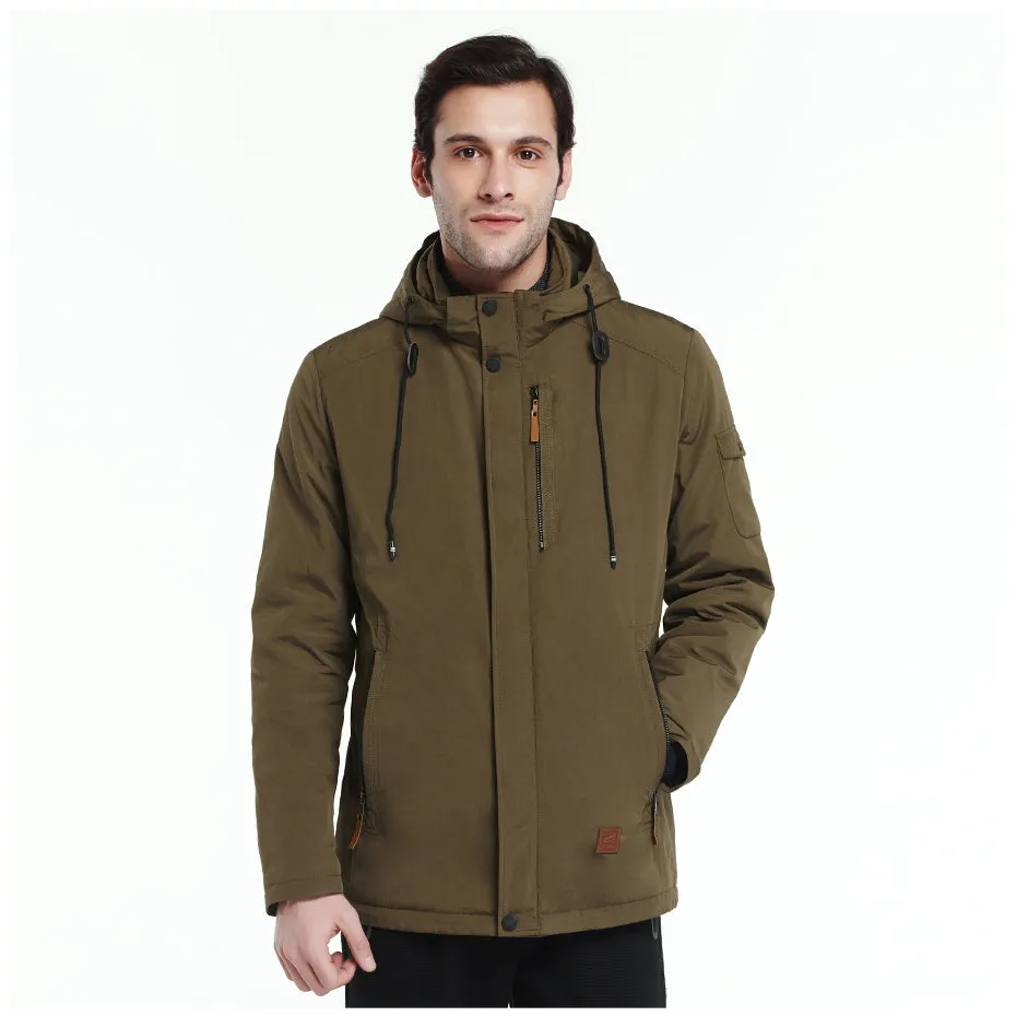 Men's Spring/Autumn Casual Thin Cotton Hooded Jacket