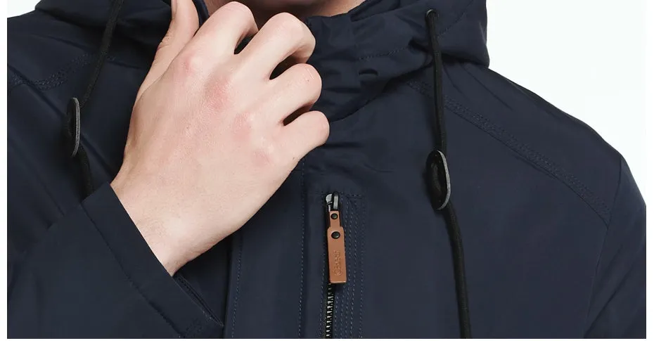 Men's Spring/Autumn Casual Thin Cotton Hooded Jacket