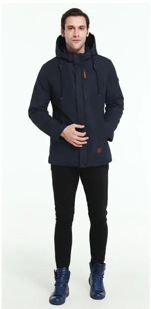 Men's Spring/Autumn Casual Thin Cotton Hooded Jacket