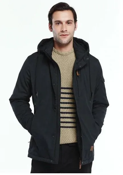 Men's Spring/Autumn Casual Thin Cotton Hooded Jacket