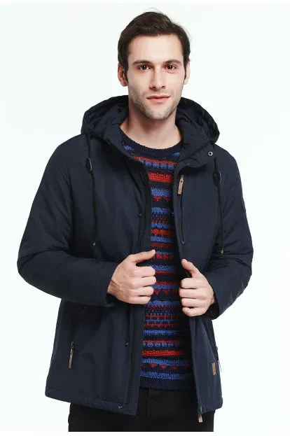 Men's Spring/Autumn Casual Thin Cotton Hooded Jacket