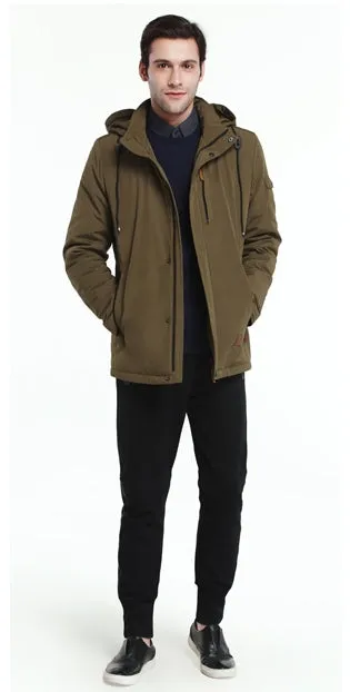 Men's Spring/Autumn Casual Thin Cotton Hooded Jacket