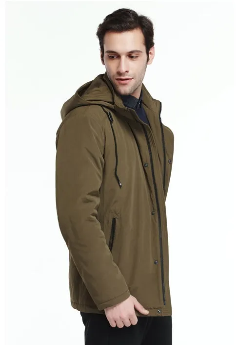 Men's Spring/Autumn Casual Thin Cotton Hooded Jacket