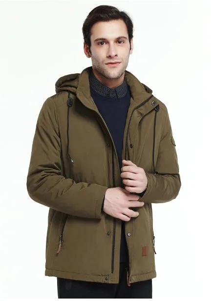 Men's Spring/Autumn Casual Thin Cotton Hooded Jacket