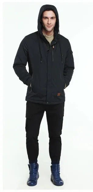 Men's Spring/Autumn Casual Thin Cotton Hooded Jacket