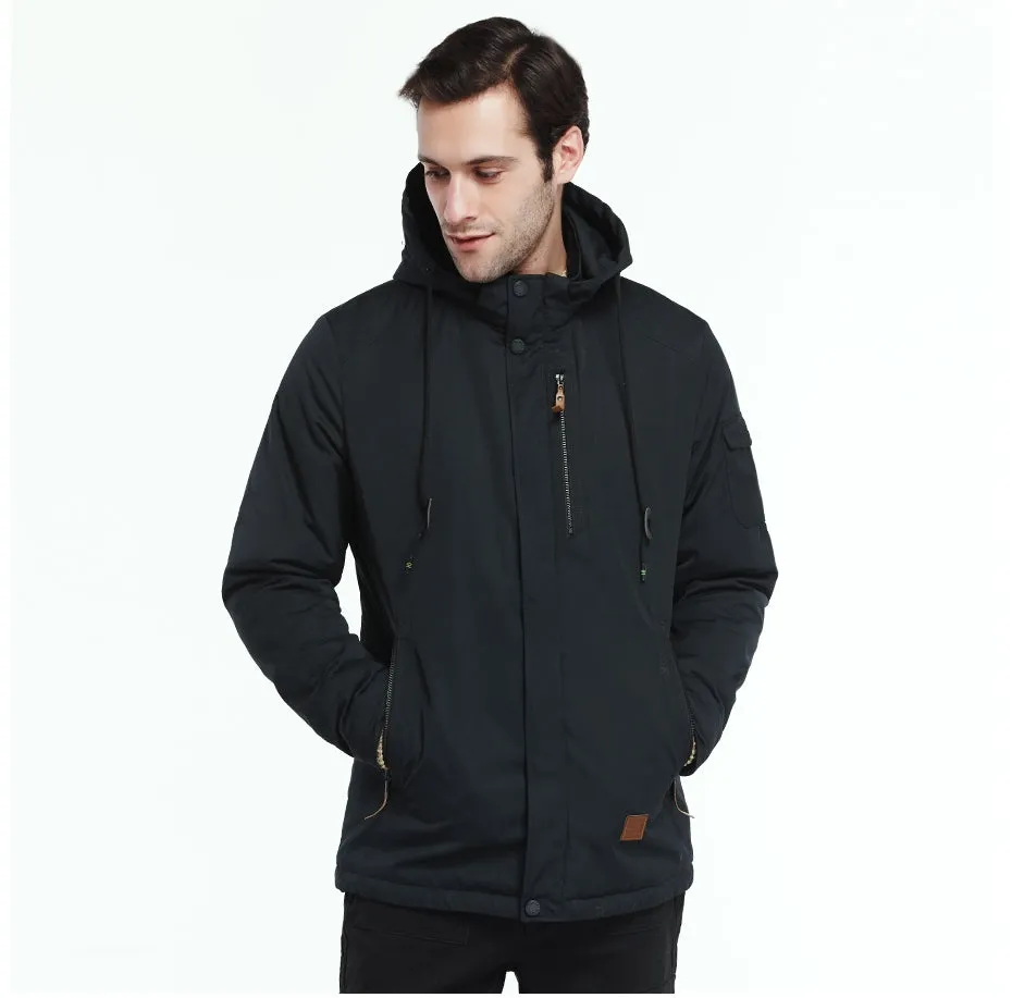 Men's Spring/Autumn Casual Thin Cotton Hooded Jacket