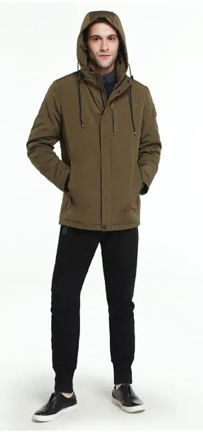 Men's Spring/Autumn Casual Thin Cotton Hooded Jacket