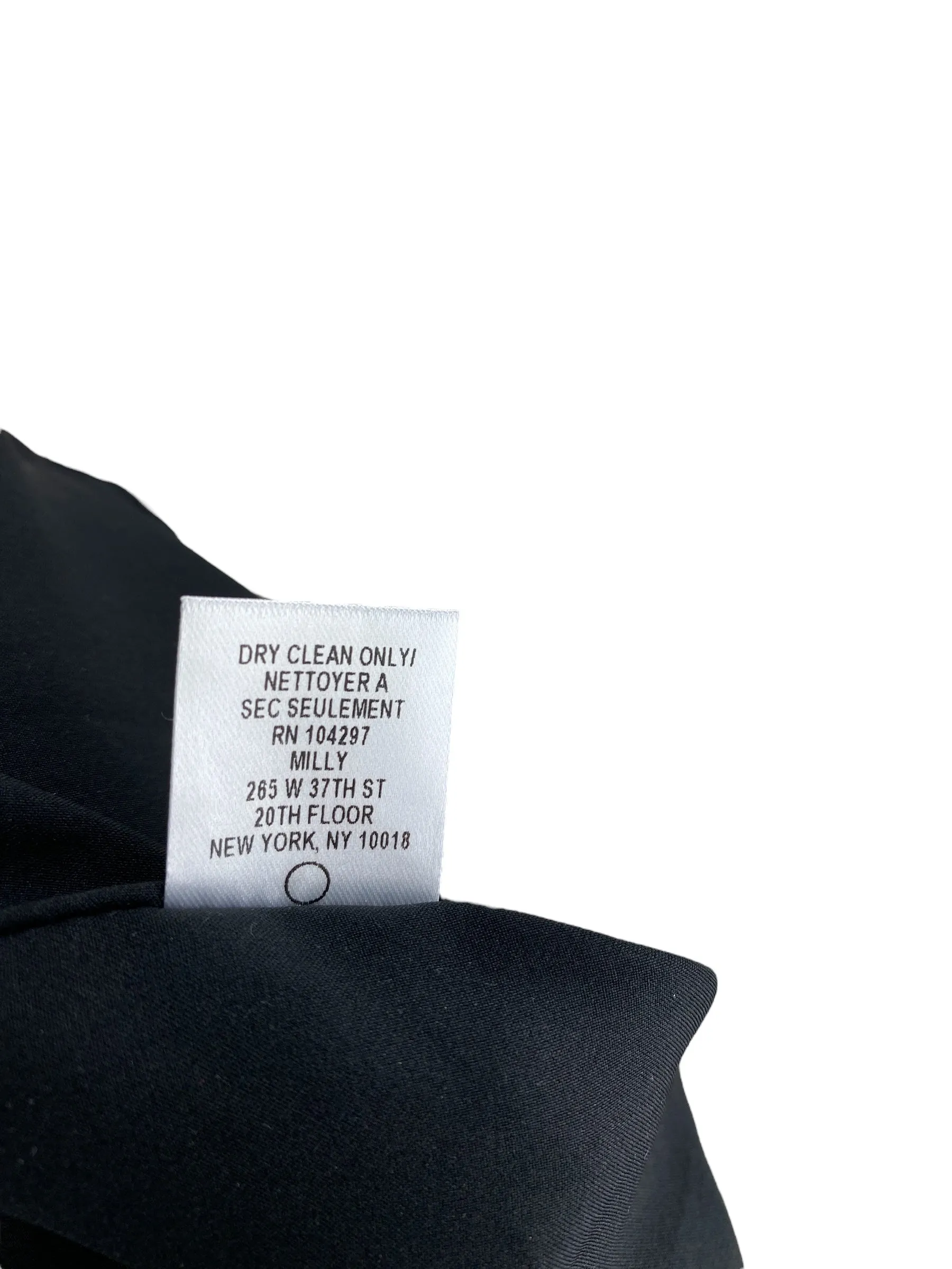 Milly Women's Silk Keyhole Shift Dress Black Size 4