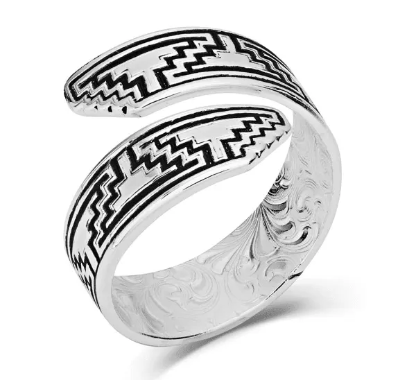 Montana Silversmiths Southwestern Escape Wrap Ring RG5592