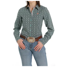 MSW9165029 Cinch Women's Long Sleeve Western Button Shirt - Multicolor