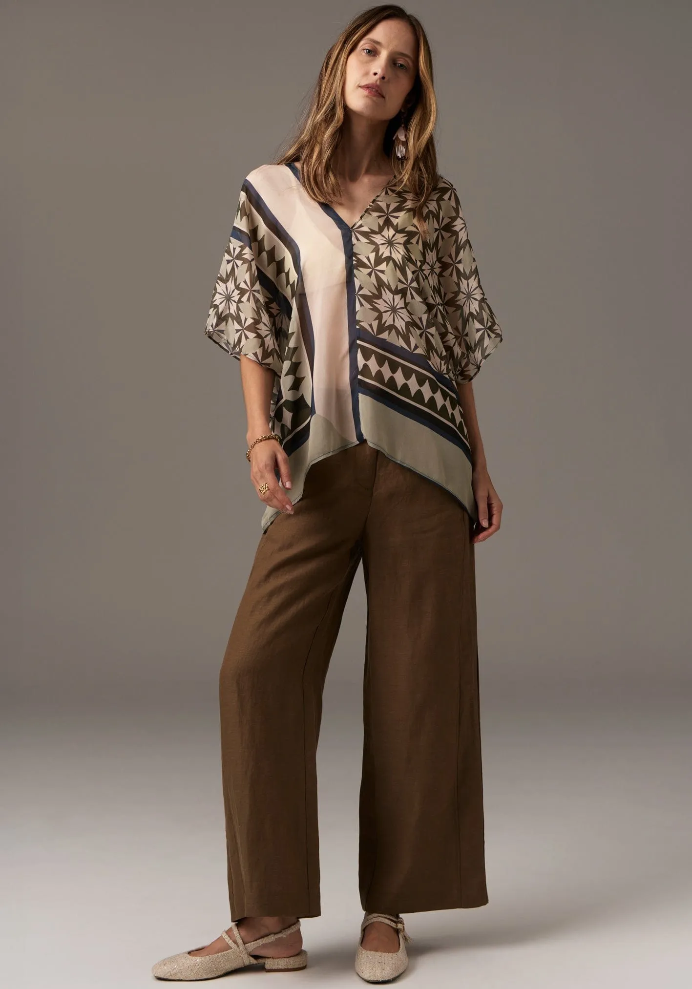 Pol Clothing Riley Pant Khaki