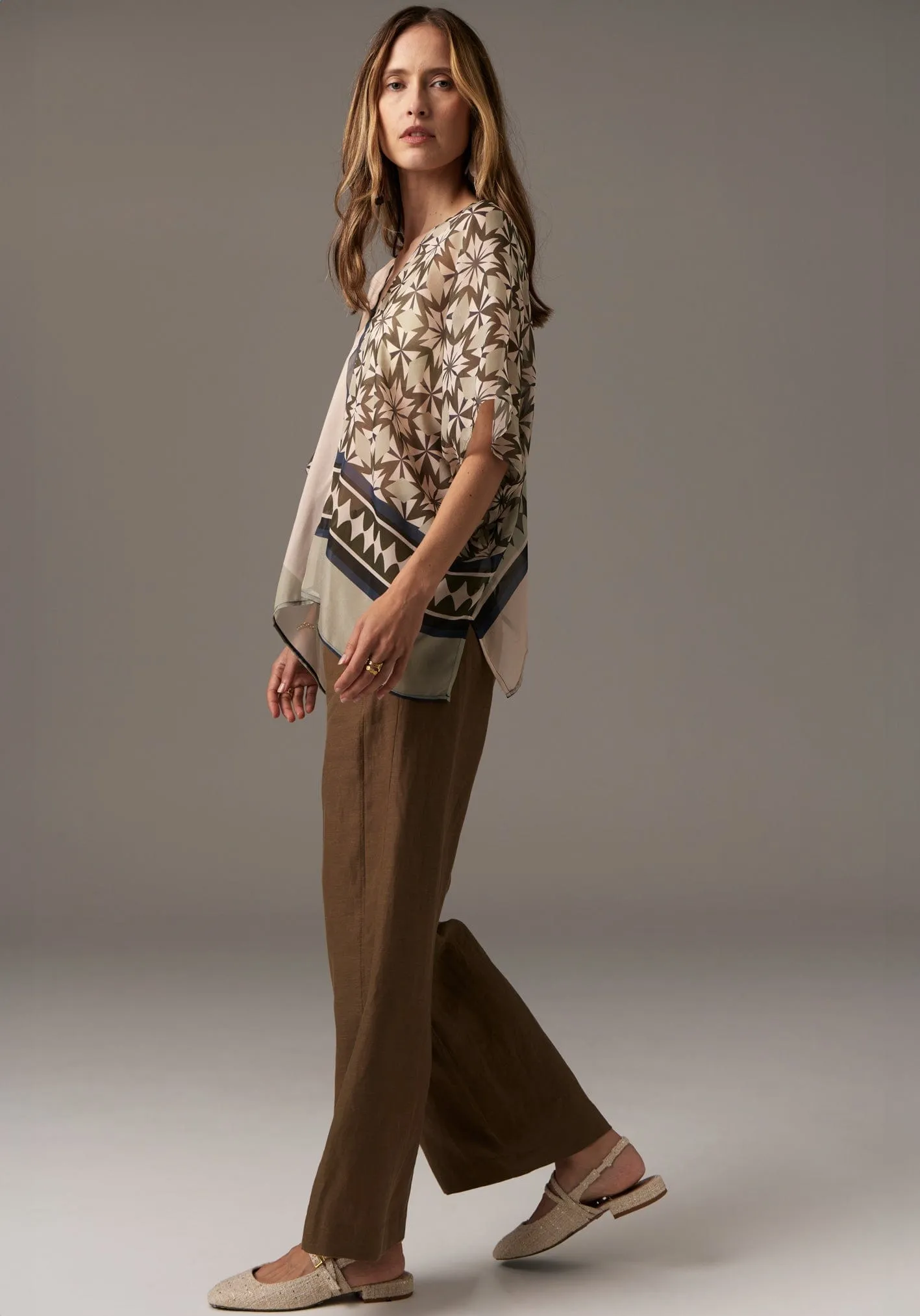 Pol Clothing Riley Pant Khaki
