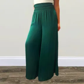 Satin Wide Leg Pants