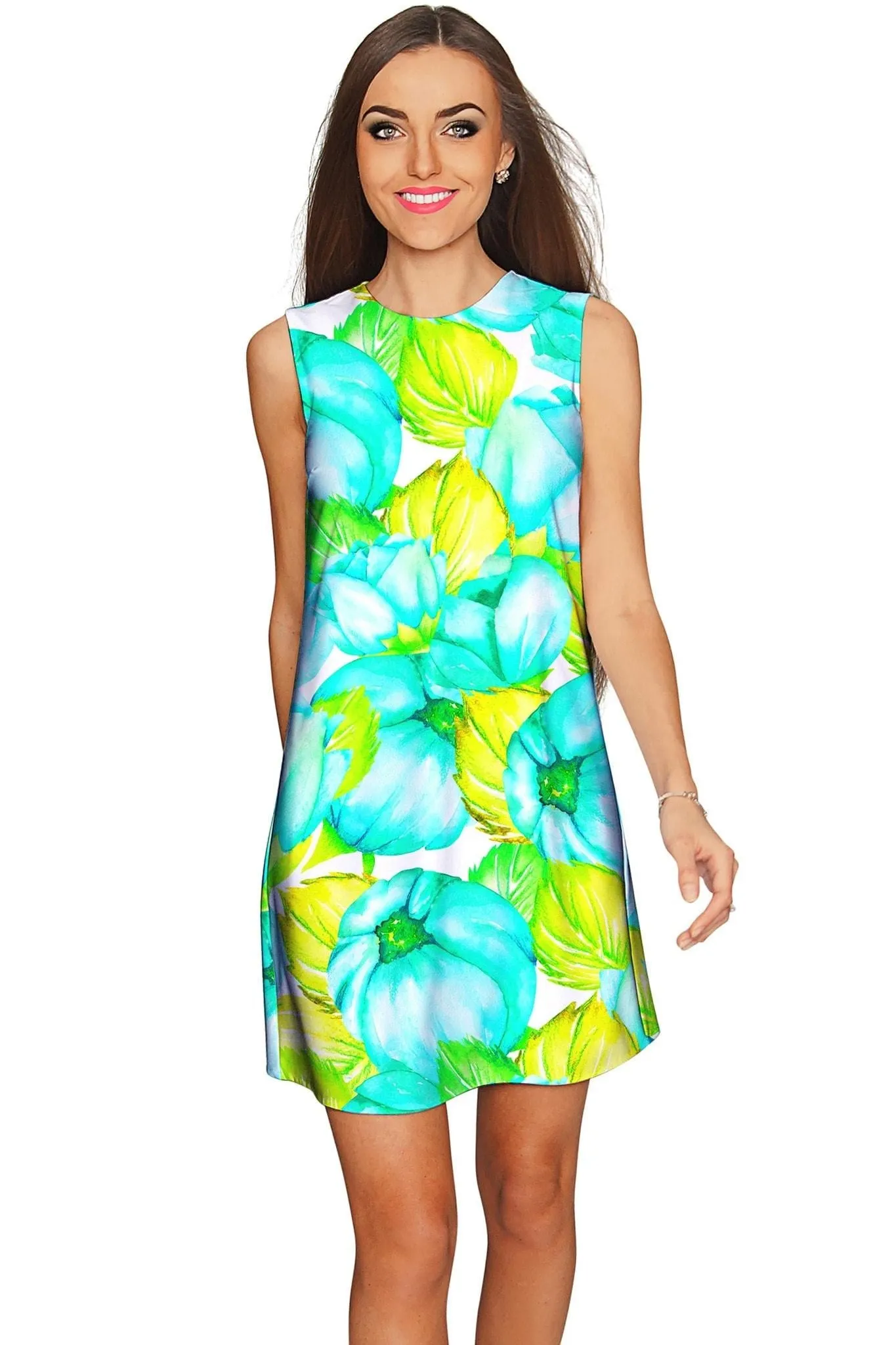 Sunny Day Adele Shift Party Mother and Daughter Dresses