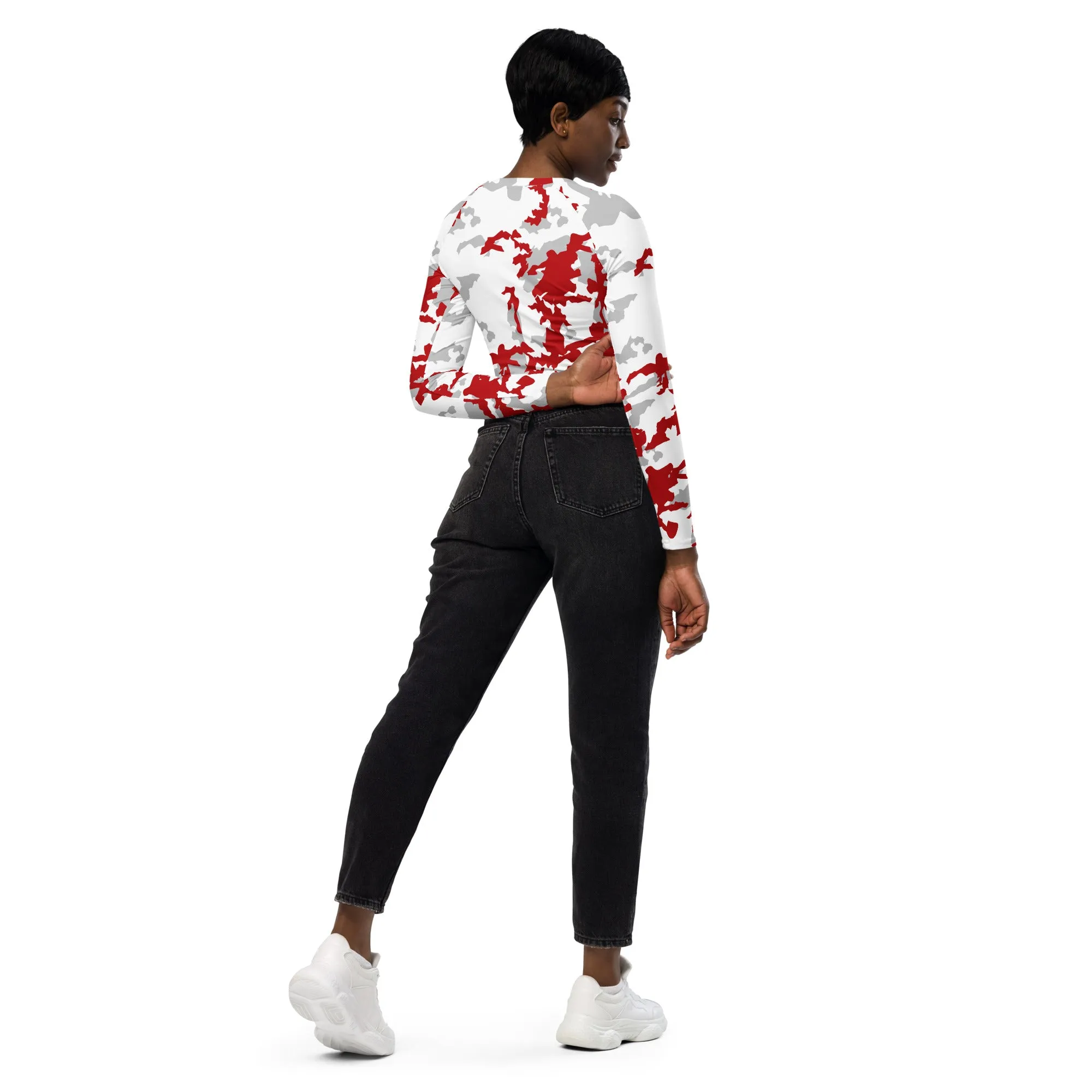 Women Camo Crop Top