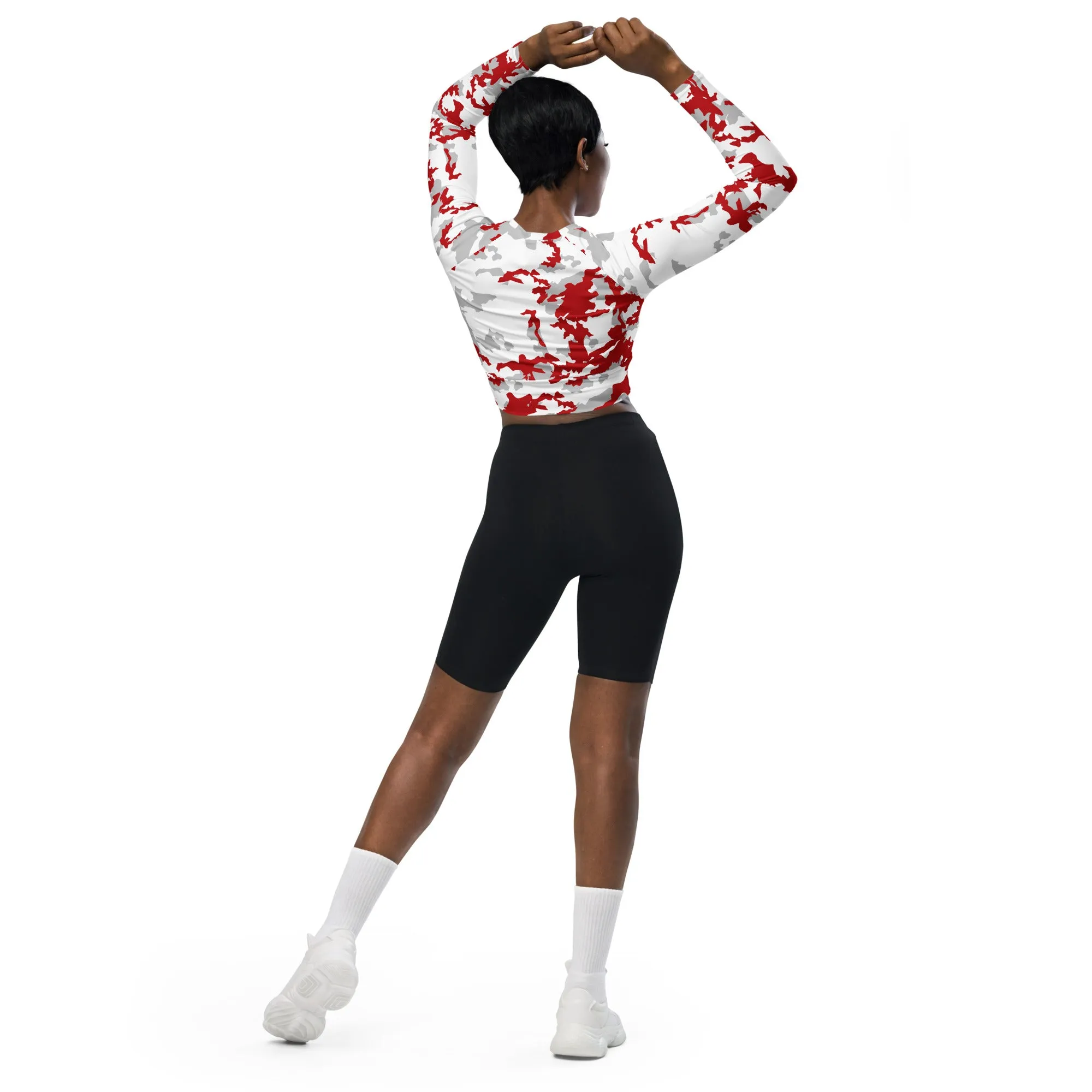 Women Camo Crop Top