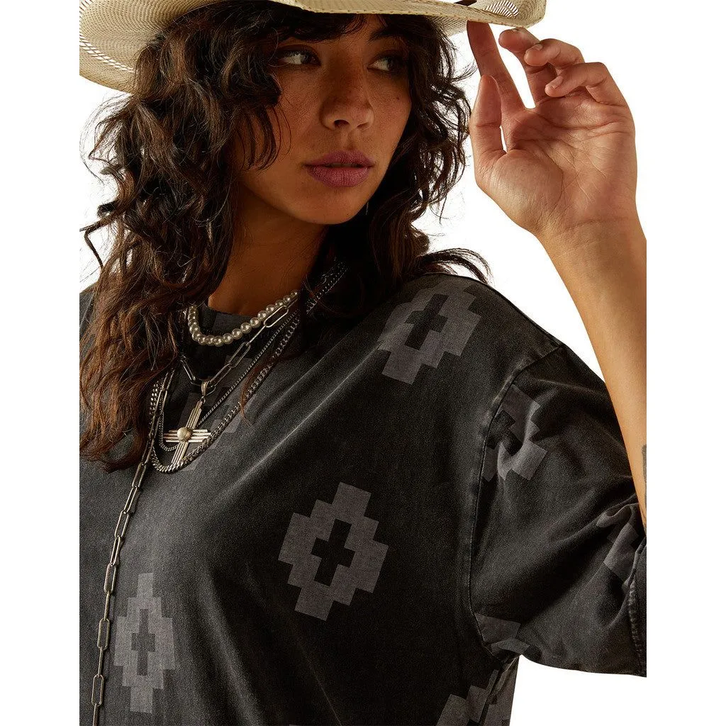 Women's Ariat Isela Short Sleeve Print Tee Dress 10060380